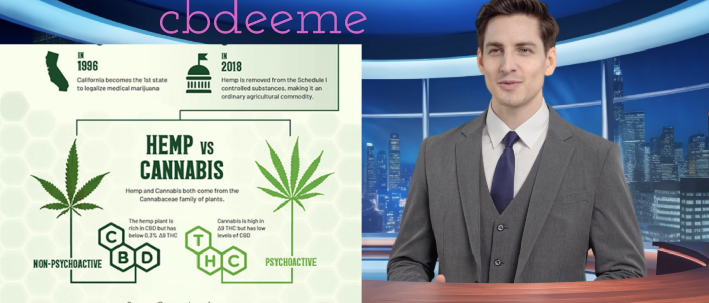 This is a picture of a cbd graph being explained in a video.