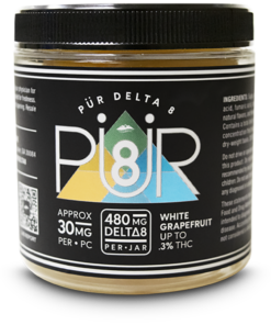 Pur Dealta 8 jar, 16-count white grapefruit or rainbow