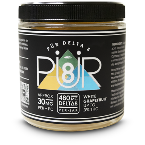 Pur Dealta 8 jar, 16-count white grapefruit or rainbow