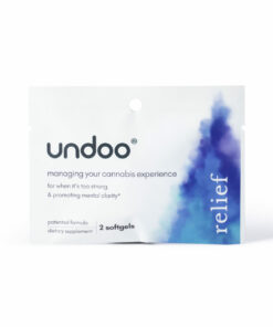 undoo relief is a Cannabis hangover solution, helping you get back to yourself when your cannabis experience was too strong.