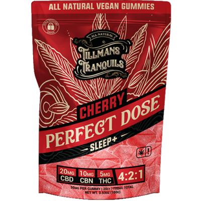 Cherry Sleep Gummy, with CBD, CBN and THC