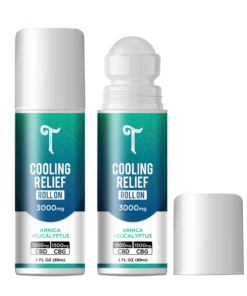 Cooling CBD and CBG topical relief roll-on By Tillmans Tranquils.