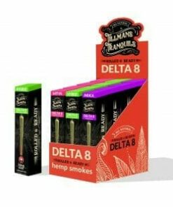 Tillmans Tranquils Delta-8 thc flower pre-roll- hybrid strain. watermelon