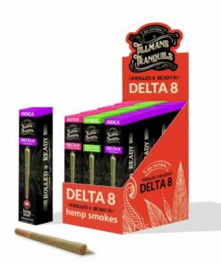 Tillmans Tranquils Delta-8 flower pre-roll indica strain