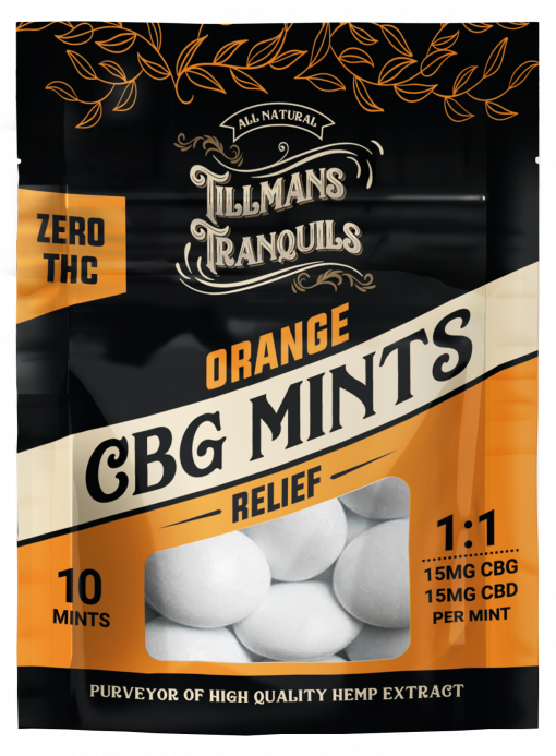 CBg-CBD relief mints - 10-pack.