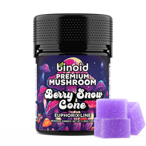 Premium mushroom gummies berry snowcone