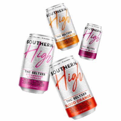 Southern high Delta 9 seltzer drink