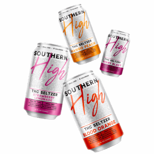 Southern high Delta 9 seltzer drink