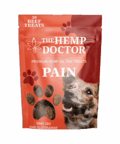 Pouch of 30 CBD Dog Treats, beef-flavored, Pain