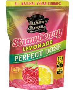 Tillmans Tranquils strawberry lemonade delta 9 gummies