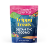 The Hemp Doctor Trippy Treats Delta-9 THC 400mg package front with colorful design and brand logo