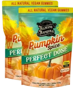 Tillmans Tranquils Pumpkin Spice Delta-9 THC Gummies 15mg pouch, front
